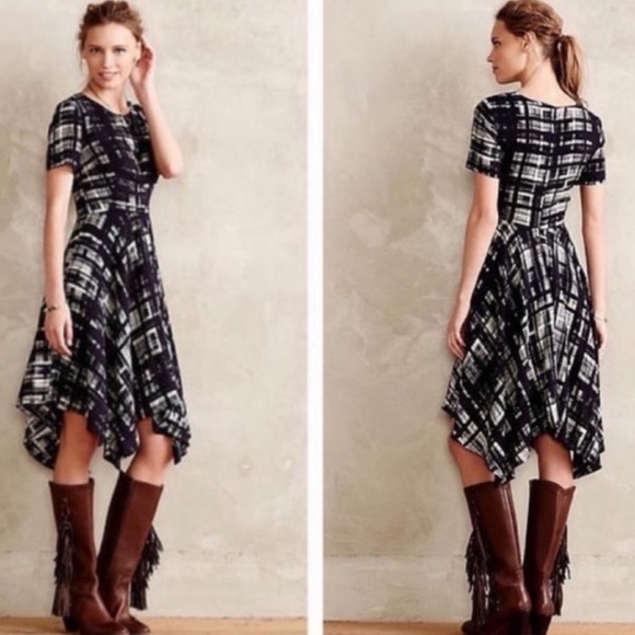 Anthropologie Dresses & Skirts - ✨HP✨Corey Lynn Calter Painted Plaid Dress